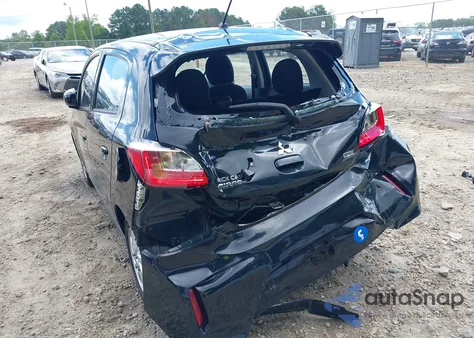 2021 Mitsubishi Mirage Carbonite Edition/Es/Le from USA, damaged, VIN ML32AUHJ3MH004323